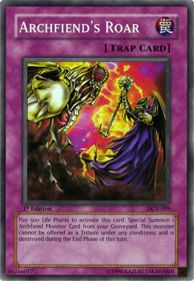 Archfiend's Roar [DCR-099] Common | Exor Games Dartmouth