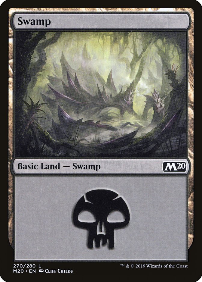 Swamp (#270) [Core Set 2020] | Exor Games Dartmouth