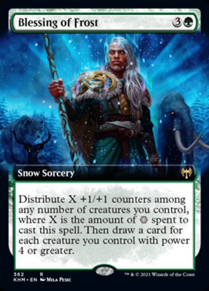 Blessing of Frost (Extended Art) [Kaldheim] | Exor Games Dartmouth