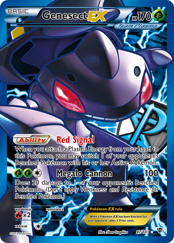 Genesect EX (97/101) [Black & White: Plasma Blast] | Exor Games Dartmouth