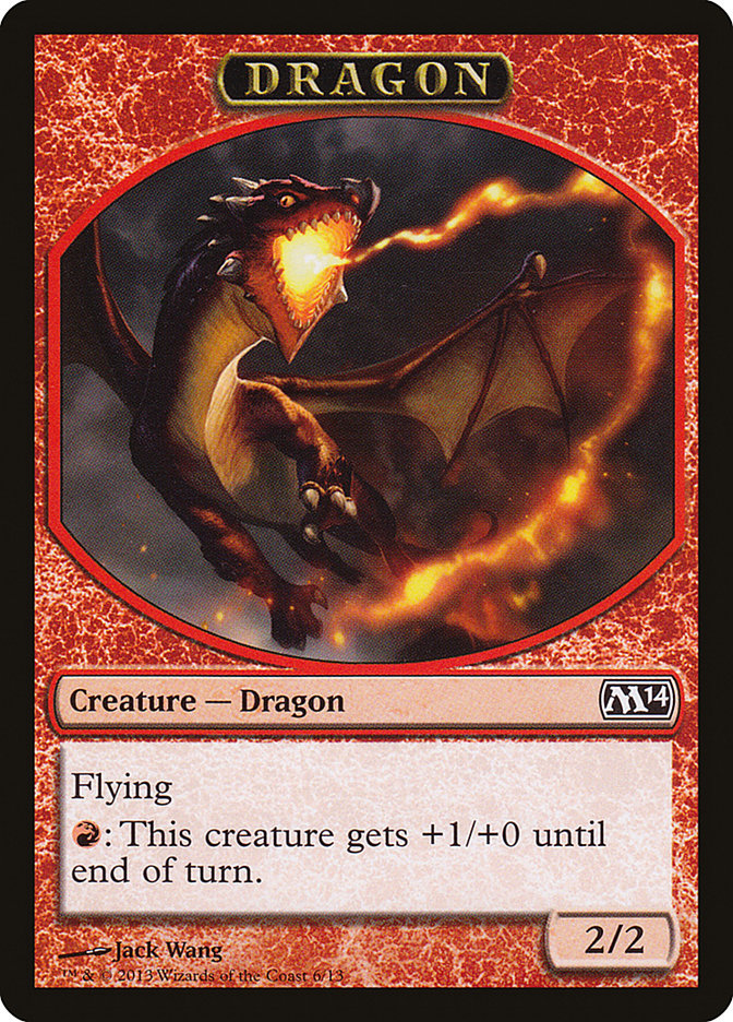 Dragon [Magic 2014 Tokens] | Exor Games Dartmouth