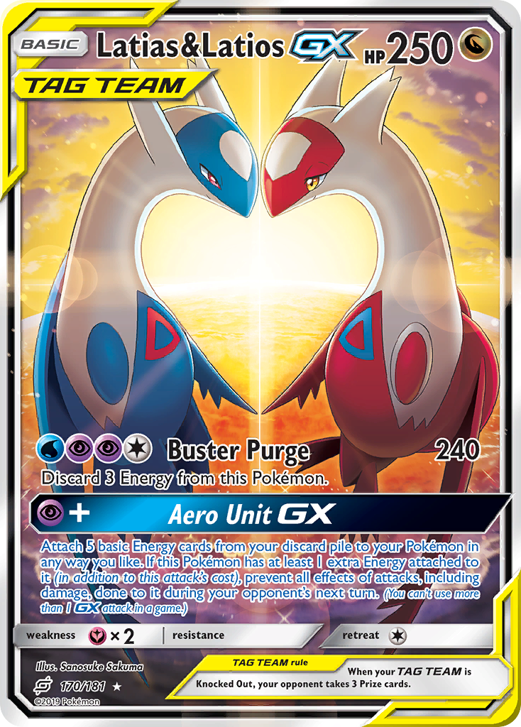 Latias & Latios GX (170/181) [Sun & Moon: Team Up] | Exor Games Dartmouth