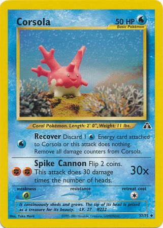 Corsola (37/75) [Neo Discovery Unlimited] | Exor Games Dartmouth