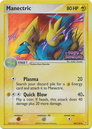 Manectric (46/110) (Stamped) [EX: Holon Phantoms] | Exor Games Dartmouth