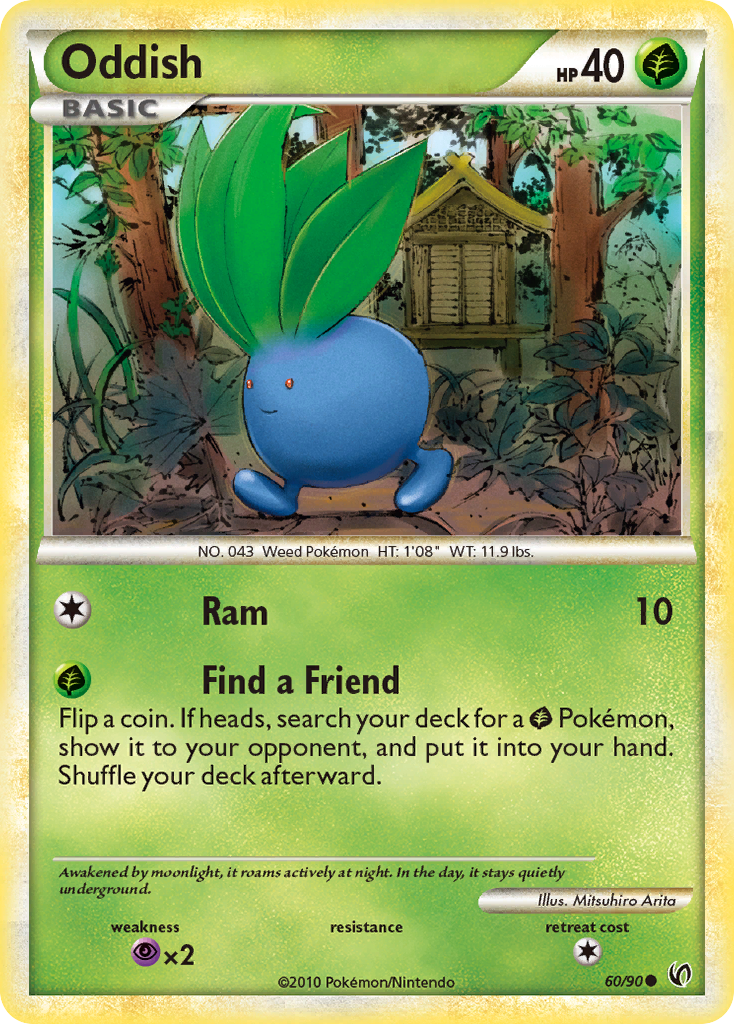 Oddish (60/90) [HeartGold & SoulSilver: Undaunted] | Exor Games Dartmouth