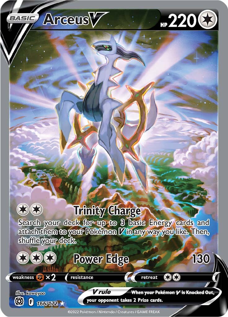 Arceus V (166/172) [Sword & Shield: Brilliant Stars] | Exor Games Dartmouth