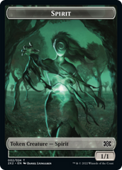 Liliana, the Last Hope Emblem // Spirit Double-sided Token [Double Masters 2022 Tokens] | Exor Games Dartmouth