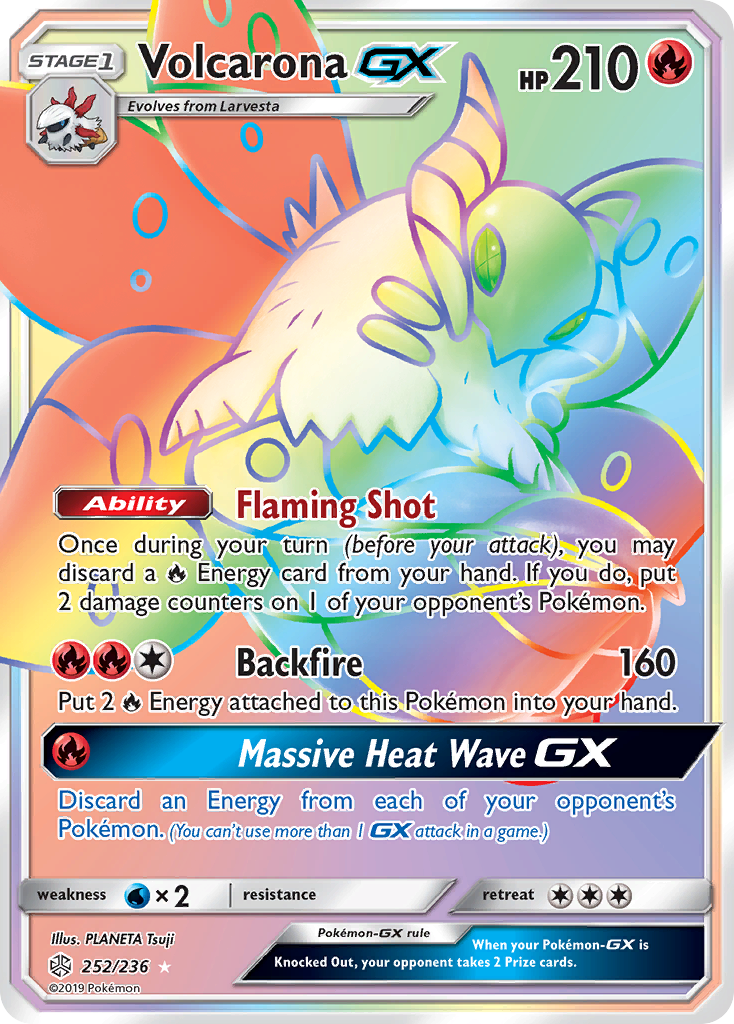 Volcarona GX (252/236) [Sun & Moon: Cosmic Eclipse] | Exor Games Dartmouth