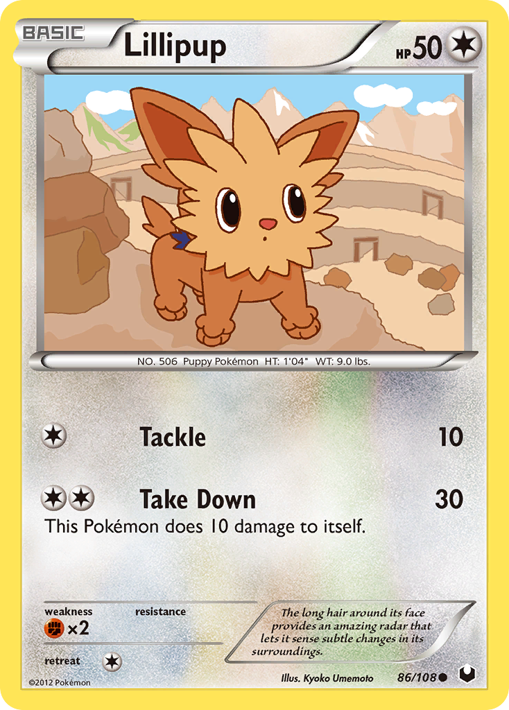 Lillipup (86/108) [Black & White: Dark Explorers] | Exor Games Dartmouth