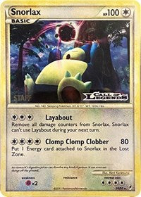 Snorlax (33/95) (Staff Prerelease Promo) [Nintendo: Black Star Promos] | Exor Games Dartmouth