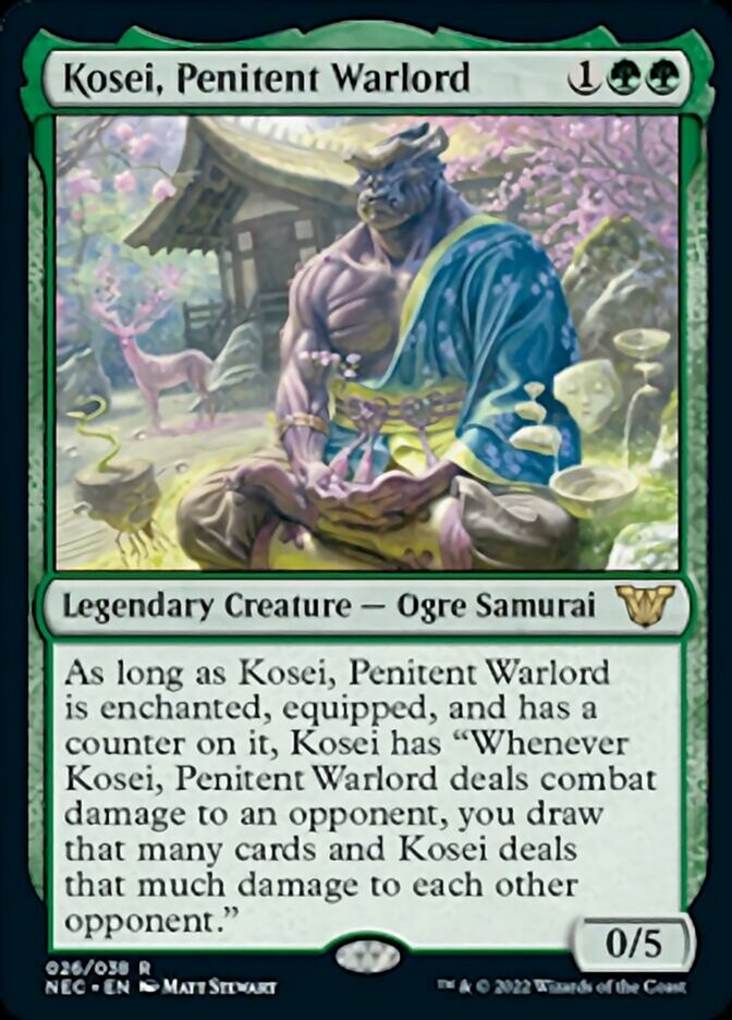 Kosei, Penitent Warlord [Kamigawa: Neon Dynasty Commander] | Exor Games Dartmouth