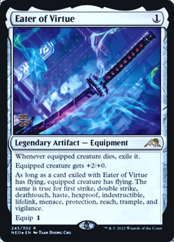 Eater of Virtue [Kamigawa: Neon Dynasty Prerelease Promos] | Exor Games Dartmouth