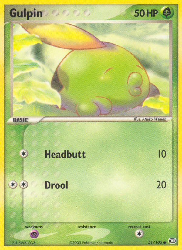 Gulpin (51/106) [EX: Emerald] | Exor Games Dartmouth