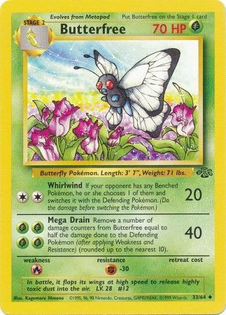 Butterfree (33/64) [Jungle Unlimited] | Exor Games Dartmouth