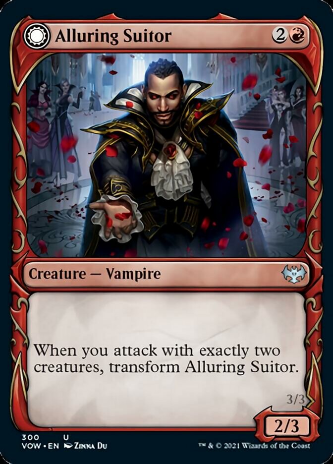 Alluring Suitor // Deadly Dancer (Showcase Fang Frame) [Innistrad: Crimson Vow] | Exor Games Dartmouth