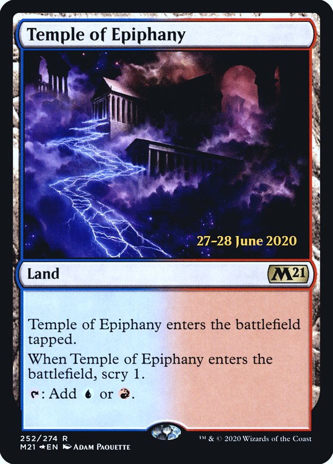 Temple of Epiphany  [Core Set 2021 Prerelease Promos] | Exor Games Dartmouth