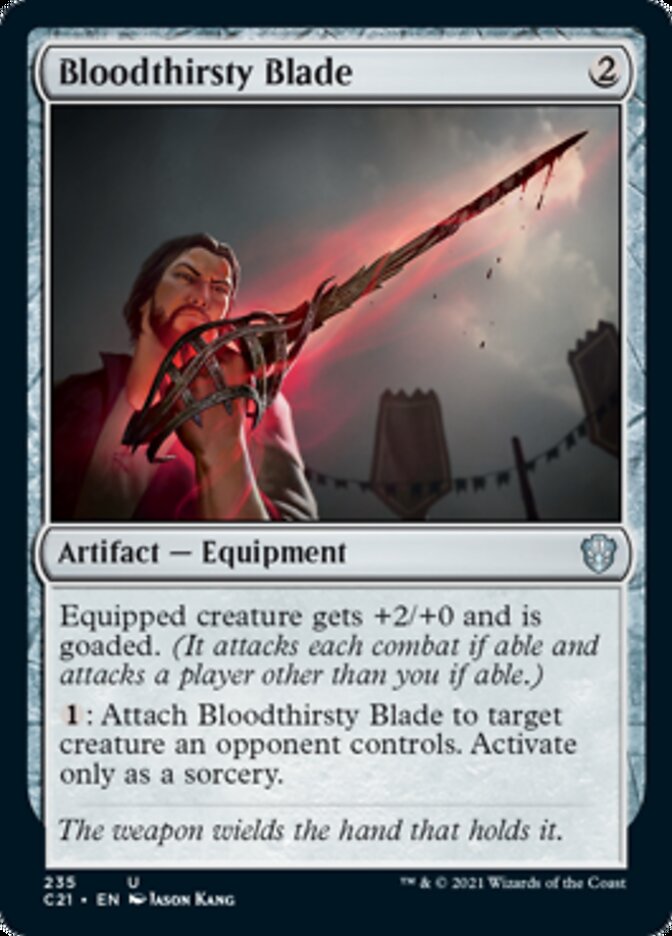 Bloodthirsty Blade [Commander 2021] | Exor Games Dartmouth