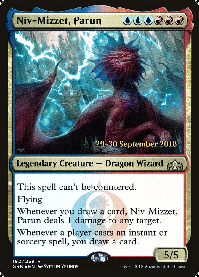 Niv-Mizzet, Parun  [Guilds of Ravnica Prerelease Promos] | Exor Games Dartmouth