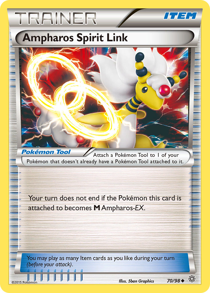 Ampharos Spirit Link (70/98) [XY: Ancient Origins] | Exor Games Dartmouth