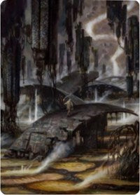 Grimclimb Pathway Art Card [Zendikar Rising Art Series] | Exor Games Dartmouth