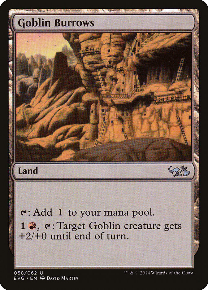 Goblin Burrows (Elves vs. Goblins) [Duel Decks Anthology] | Exor Games Dartmouth
