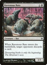 Ravenous Rats [Duel Decks: Izzet vs. Golgari] | Exor Games Dartmouth