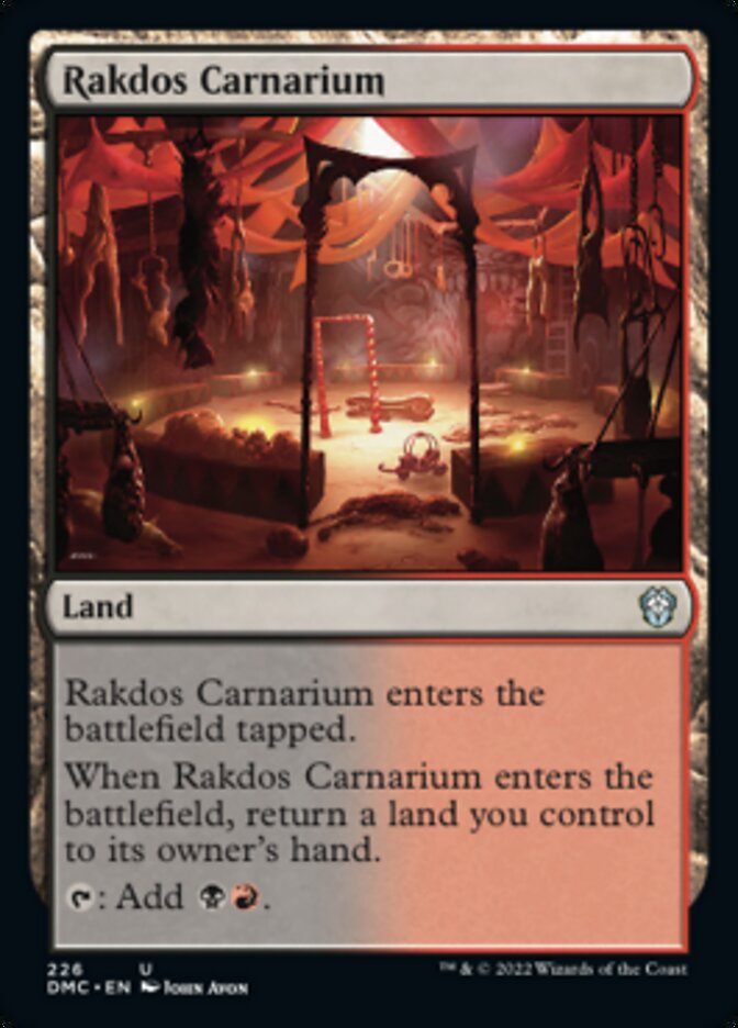 Rakdos Carnarium [Dominaria United Commander] | Exor Games Dartmouth
