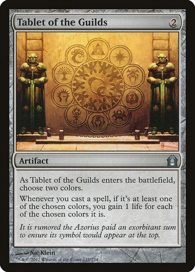 Tablet of the Guilds [Return to Ravnica] | Exor Games Dartmouth