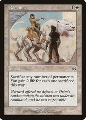 Renounce [Mercadian Masques] | Exor Games Dartmouth