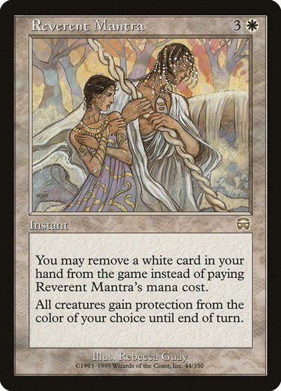 Reverent Mantra [Mercadian Masques] | Exor Games Dartmouth
