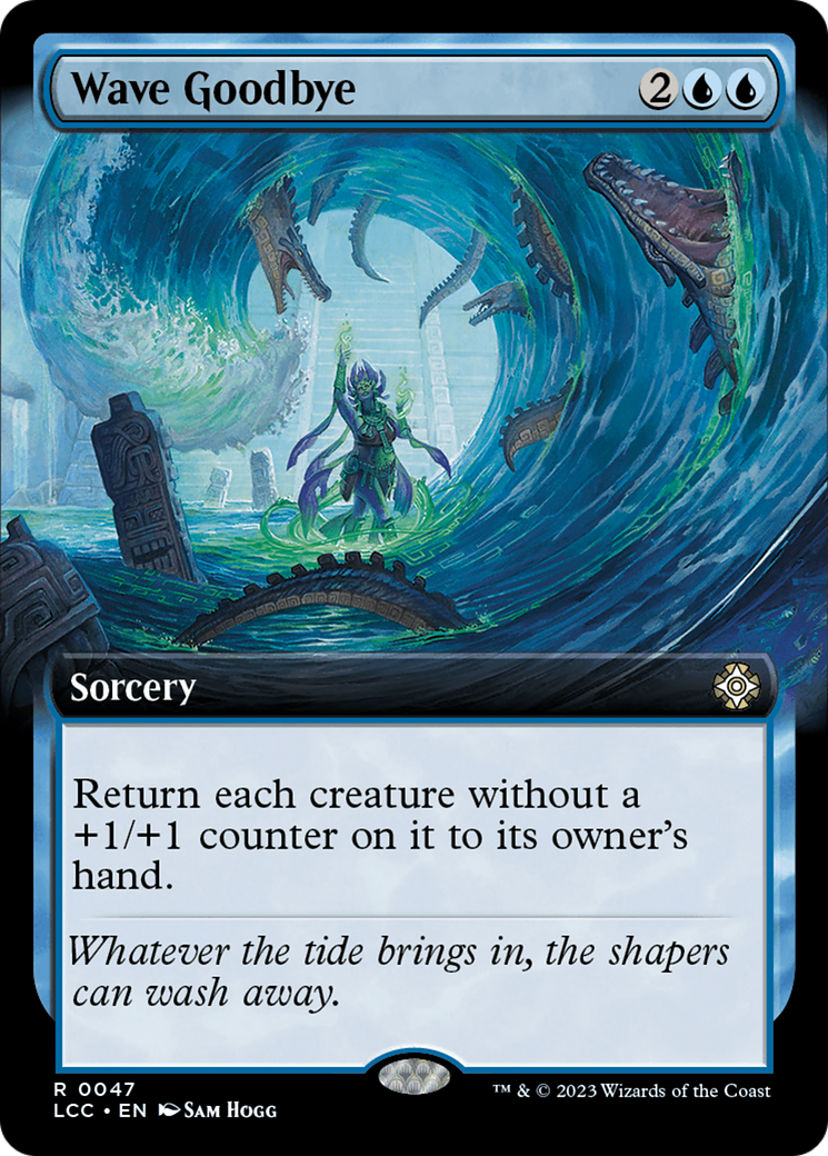 Wave Goodbye (Extended Art) [The Lost Caverns of Ixalan Commander] | Exor Games Dartmouth