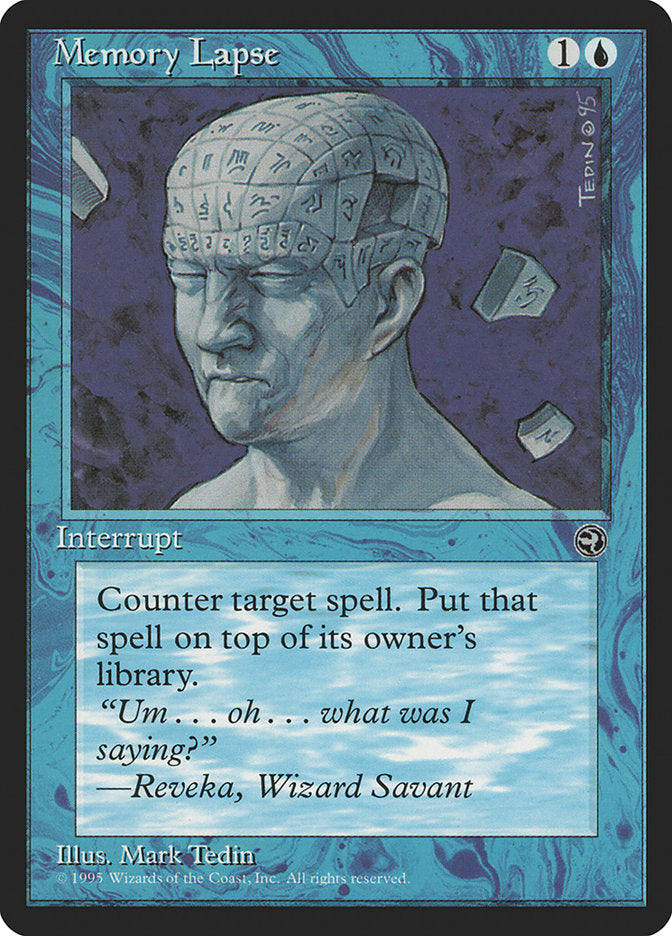 Memory Lapse (Reveka Flavor Text) [Homelands] | Exor Games Dartmouth