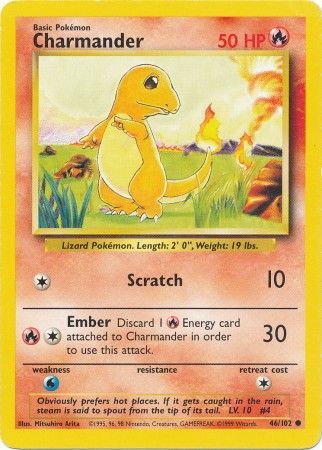 Charmander (46/102) [Base Set Unlimited] | Exor Games Dartmouth