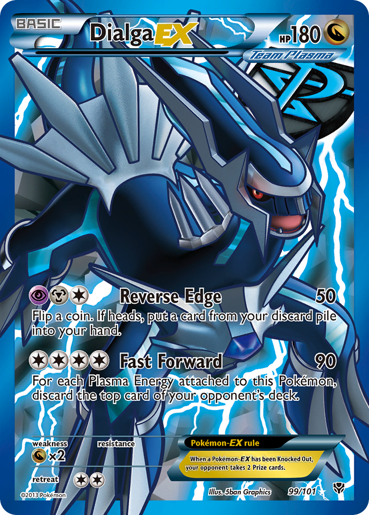 Dialga EX (99/101) [Black & White: Plasma Blast] | Exor Games Dartmouth