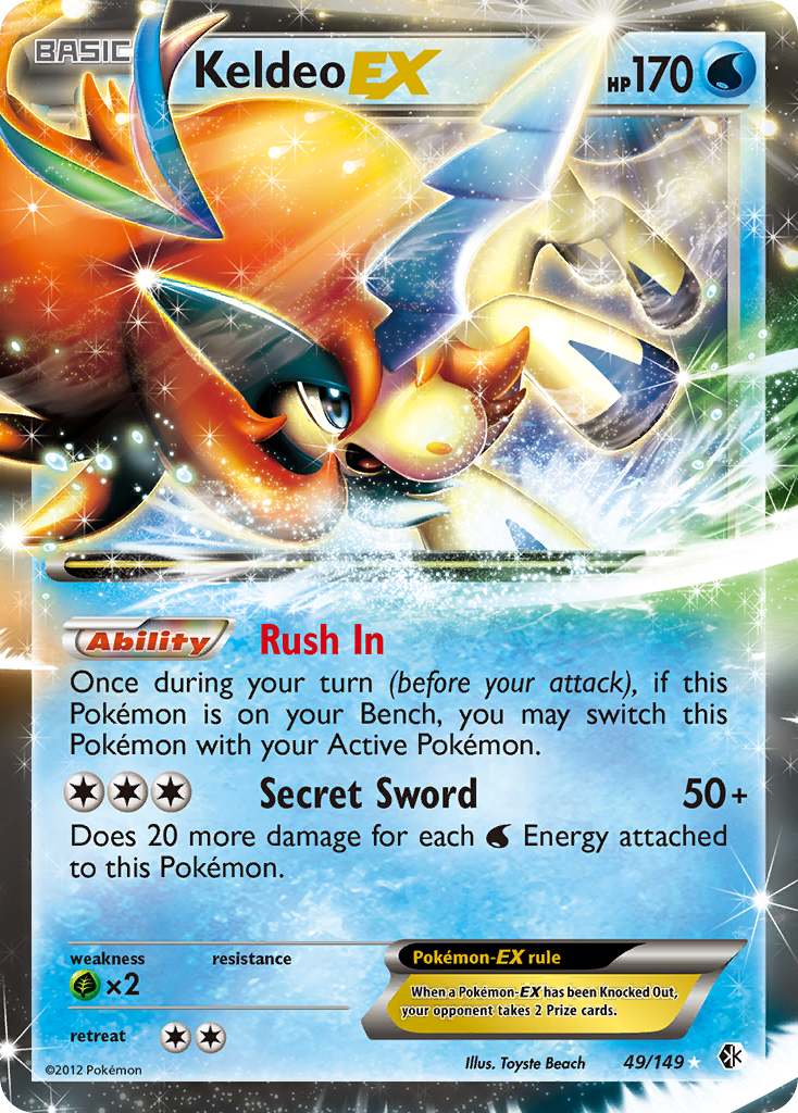 Keldeo EX (49/149) [Black & White: Boundaries Crossed] | Exor Games Dartmouth