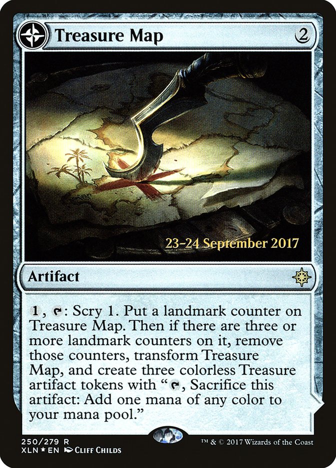 Treasure Map // Treasure Cove  [Ixalan Prerelease Promos] | Exor Games Dartmouth