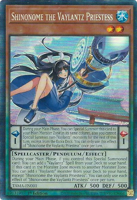 Shinonome the Vaylantz Priestess [TAMA-EN001] Collector's Rare | Exor Games Dartmouth