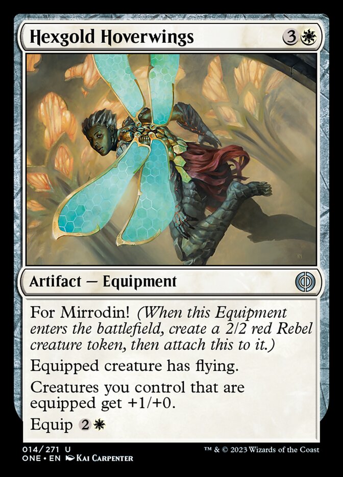 Hexgold Hoverwings [Phyrexia: All Will Be One] | Exor Games Dartmouth