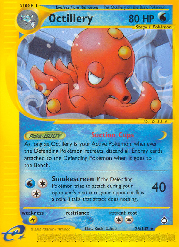 Octillery (26/147) [Aquapolis] | Exor Games Dartmouth