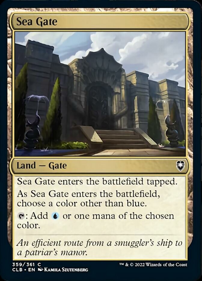 Sea Gate [Commander Legends: Battle for Baldur's Gate] | Exor Games Dartmouth