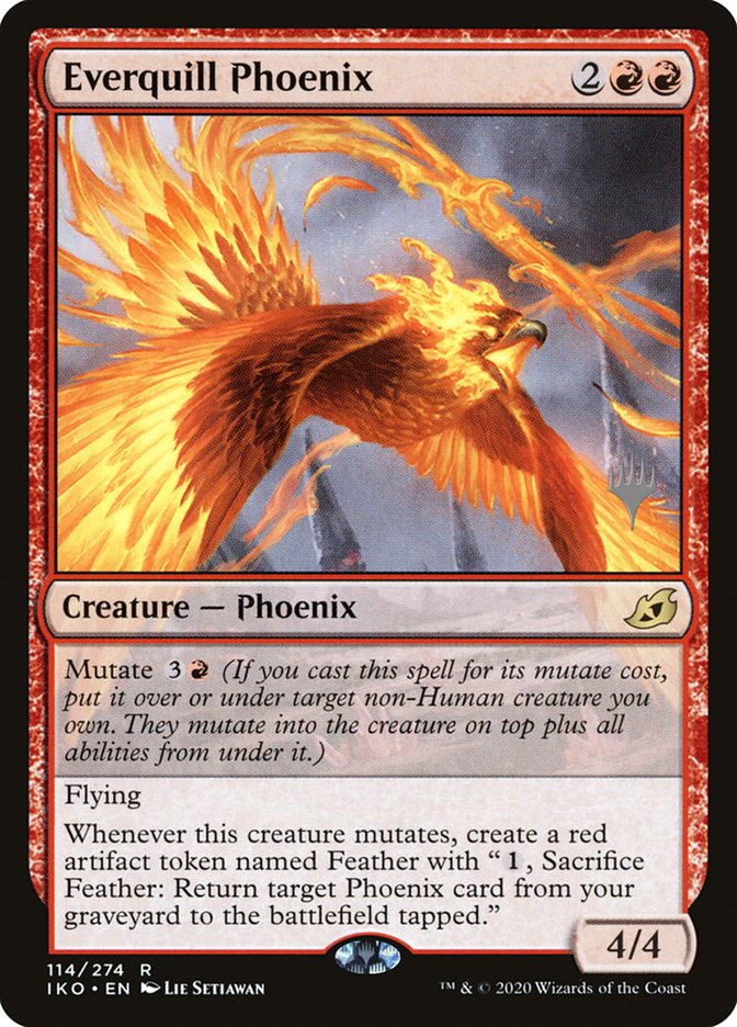 Everquill Phoenix (Promo Pack) [Ikoria: Lair of Behemoths Promos] | Exor Games Dartmouth
