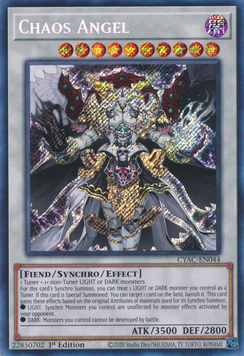 Chaos Angel [CYAC-EN044] Secret Rare | Exor Games Dartmouth