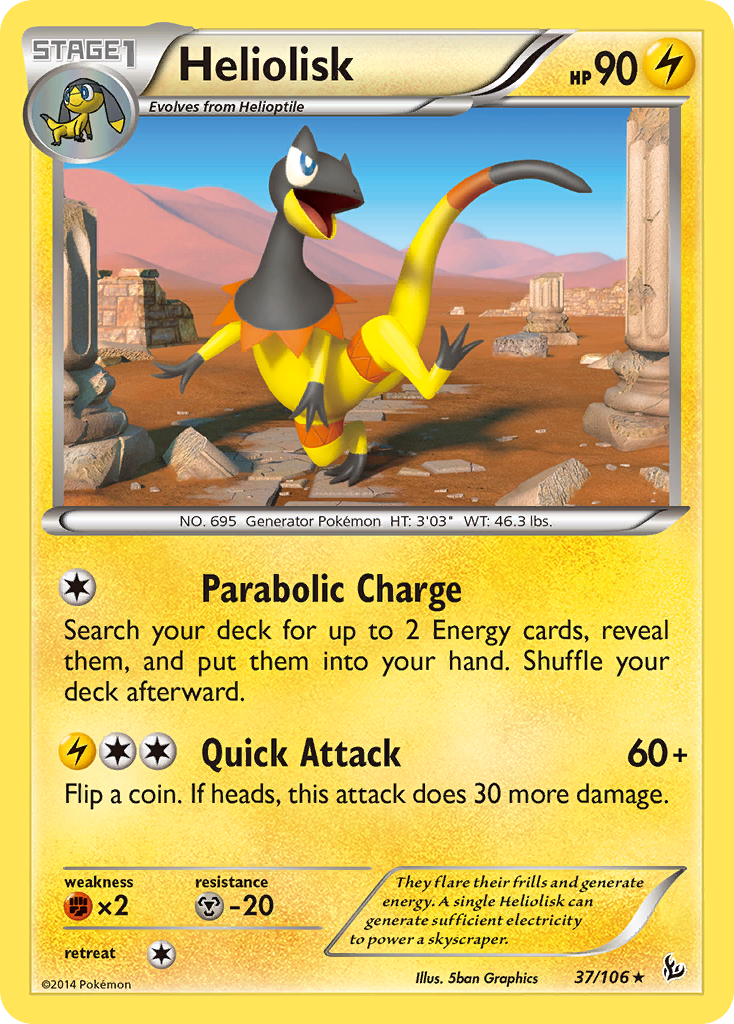 Heliolisk (37/106) [XY: Flashfire] | Exor Games Dartmouth