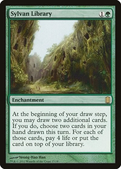 Sylvan Library [Commander's Arsenal] | Exor Games Dartmouth