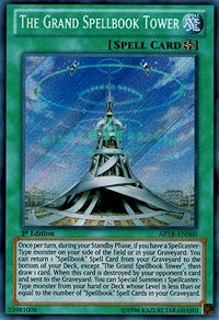 The Grand Spellbook Tower [ABYR-EN060] Secret Rare | Exor Games Dartmouth