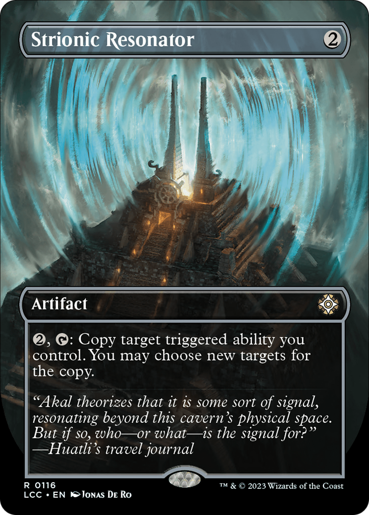 Strionic Resonator (Borderless) [The Lost Caverns of Ixalan Commander] | Exor Games Dartmouth