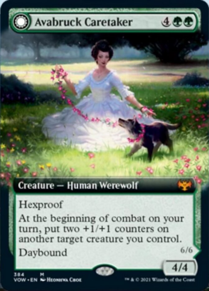 Avabruck Caretaker // Hollowhenge Huntmaster (Extended) [Innistrad: Crimson Vow] | Exor Games Dartmouth