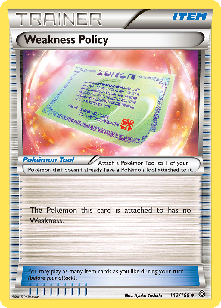 Weakness Policy (142/160) [XY: Primal Clash] | Exor Games Dartmouth