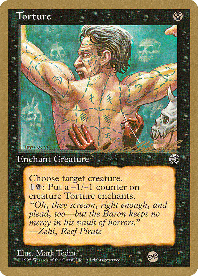 Torture (Leon Lindback) (SB) [Pro Tour Collector Set] | Exor Games Dartmouth
