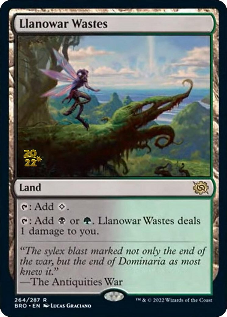 Llanowar Wastes [The Brothers' War: Prerelease Promos] | Exor Games Dartmouth